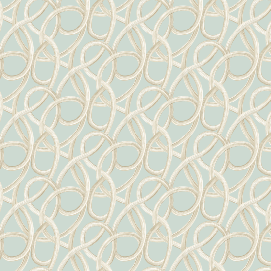 Ohpopsi Wallpaper - Laid Bare - Twisted Geo - Opal
