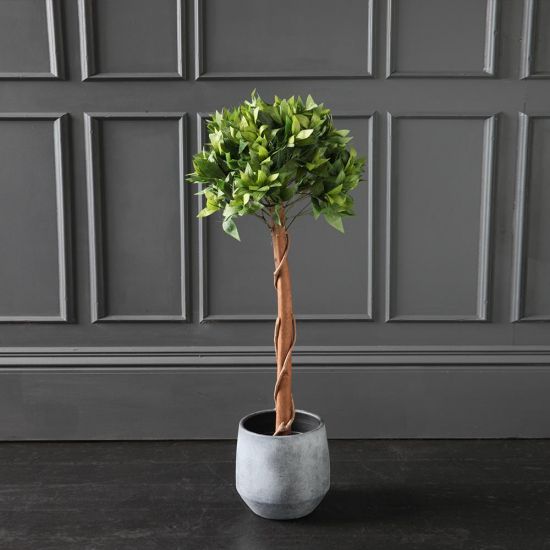 Real Touch Bay Tree Green Decorative Indoor Artificial Plant - 100cm