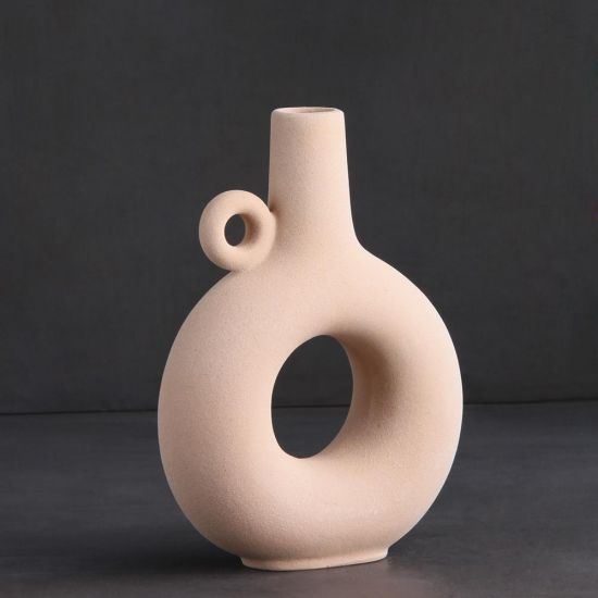 Sansa Vase - Oatmeal Porcelain - 25.5cm