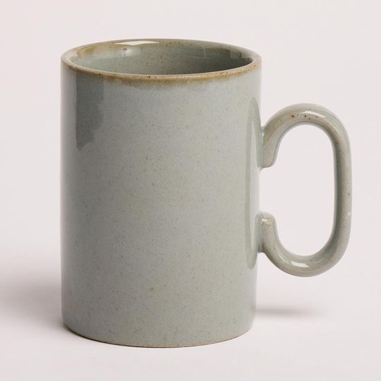 Elin Cup with Handle - Grey Blue with Natural Detail