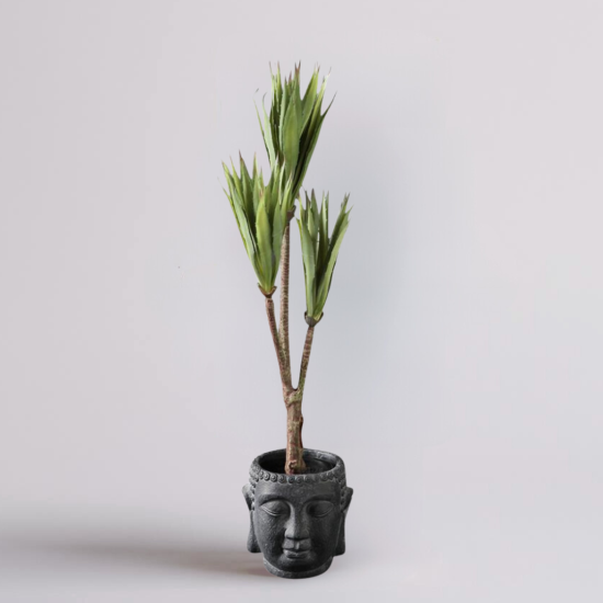 Triple Stem Sisal Tree Decorative Indoor Artificial Plant - 90cm