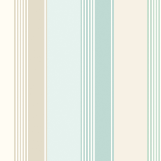 Ohpopsi Wallpaper - Laid Bare - Multi Stripe - Turquoise