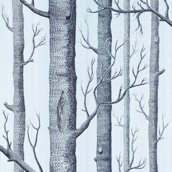 Cole & Son Wallpaper Woods Soot on Foil