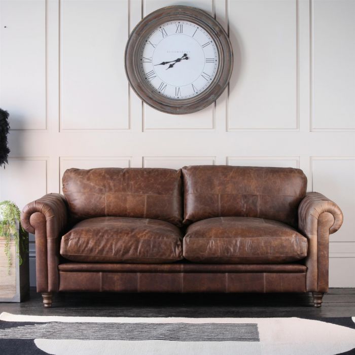 Regent Sofa | Vintage Brown | Where Saints Go