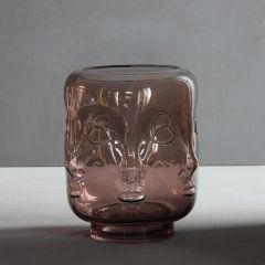 Buddha Glass Rose Vase Multi-Face Design Tealight Holder Lantern