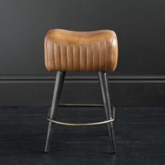 Gibson Leather Pommel Seat – Pewter Base 65cm