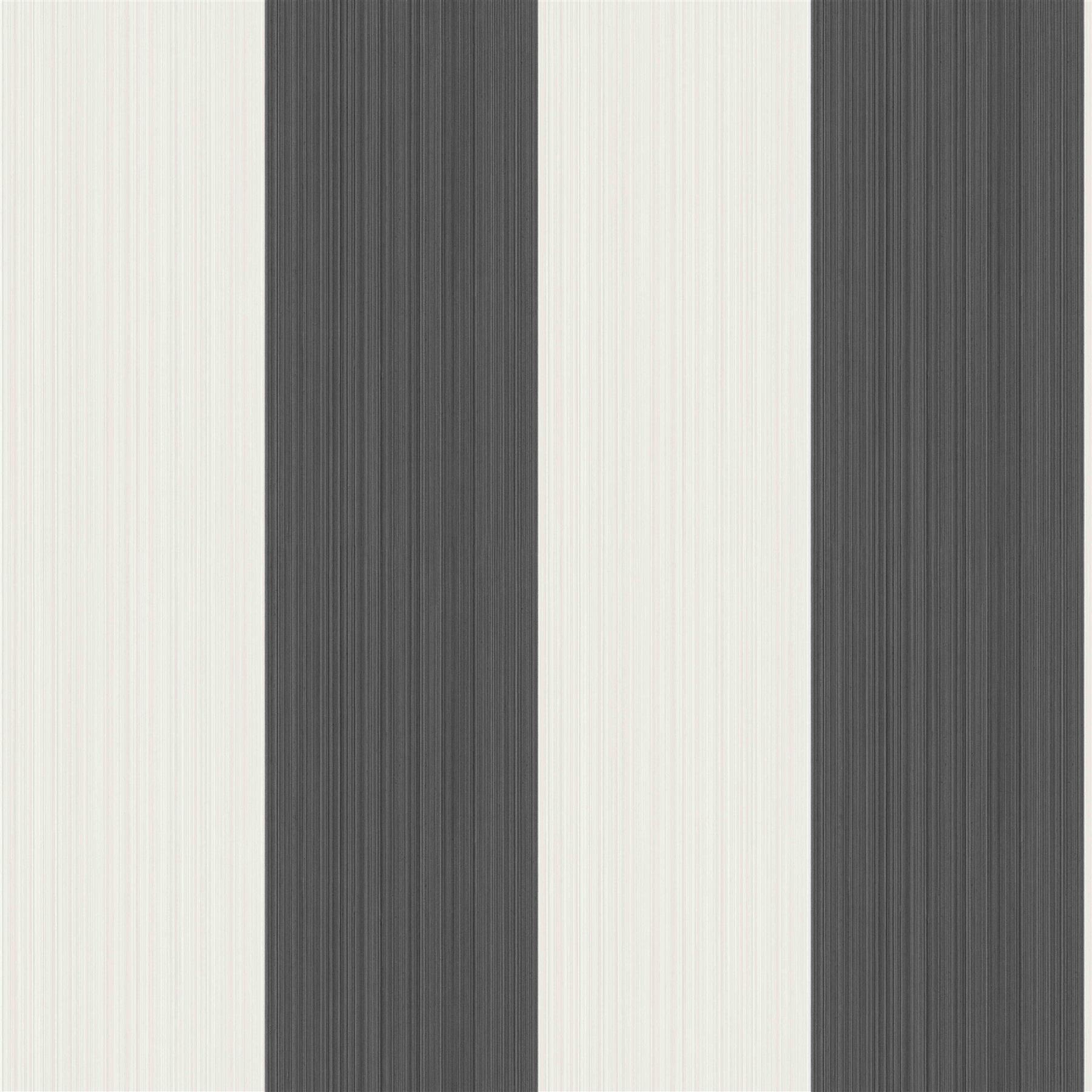 Cole & Son Wallpaper - Jaspe Stripe - Black & White