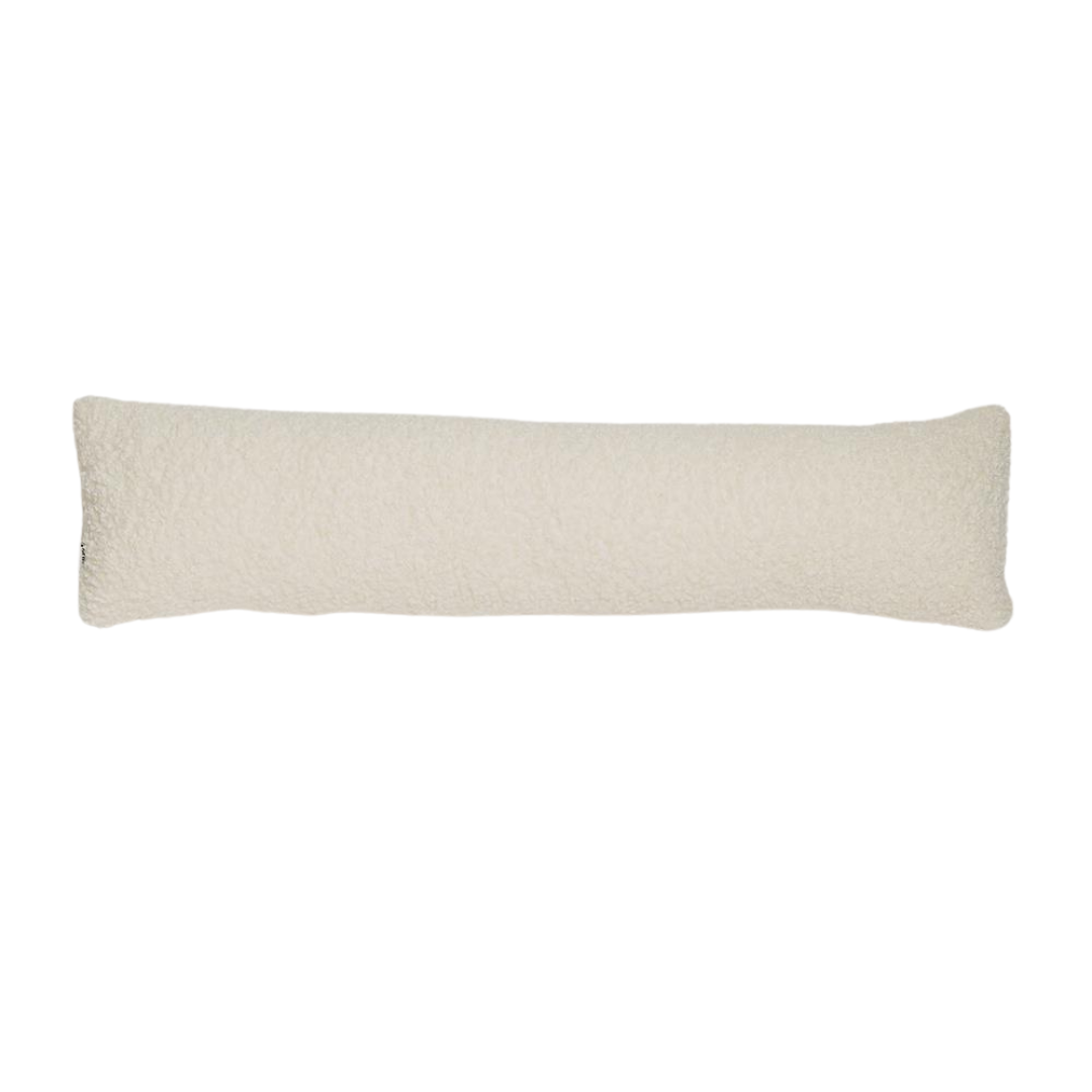 Elvissa Bolster Cushion - Ecru - Boucle Fabric - 92 x 23cm