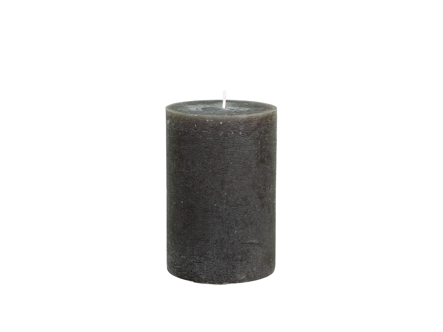 Rustic Pillar Candle - 10cm - 40 Hours Burn Time - Coffee