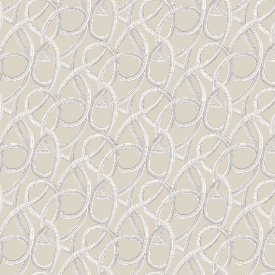 Ohpopsi Wallpaper - Laid Bare - Twisted Geo - Stone