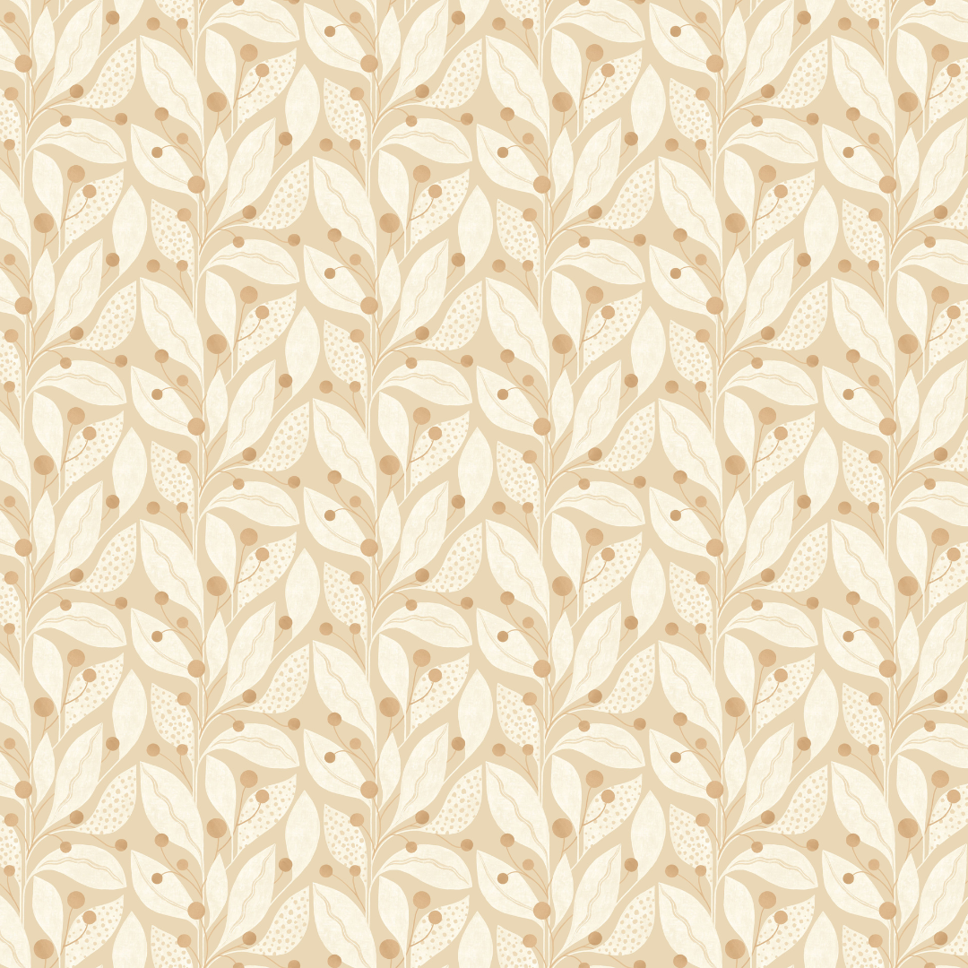 Ohpopsi Wallpaper - Laid Bare - Berry Dot - Shortbread