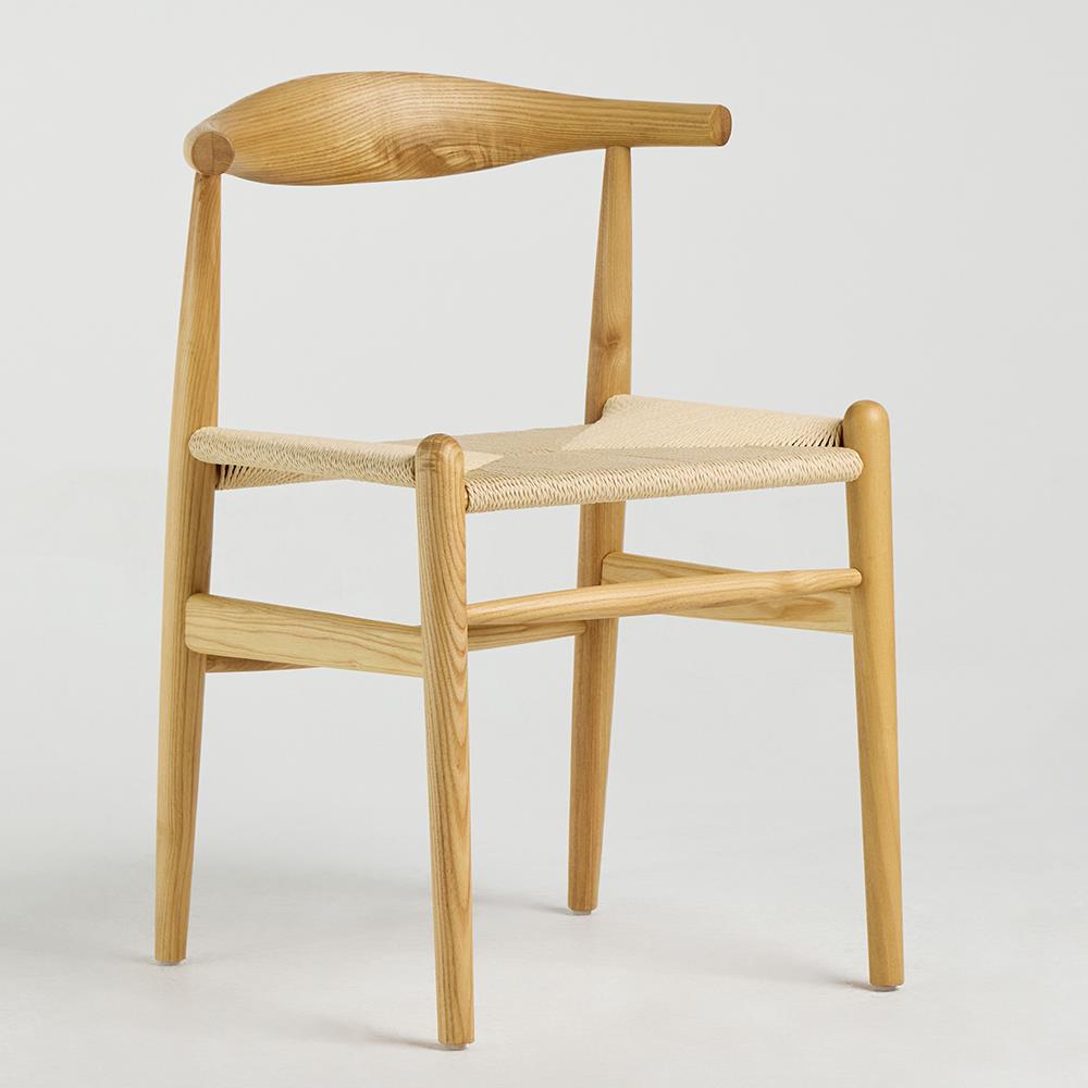 Odense Dining Chair - Natural Paper Coil Seat - Natural Ash Frame
