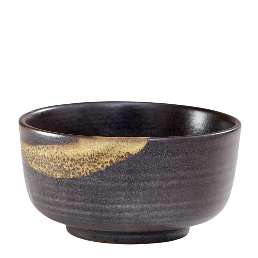 Rustica Dinner Bowl - Brown with Natural Detail
