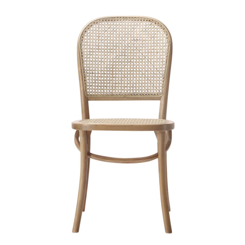 Luca Dining Chair - Natural Rattan Seat - Elm Frame