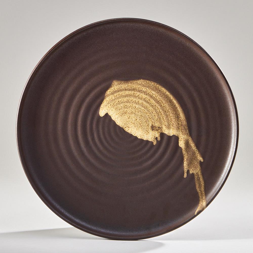 Rustica Dinner Plate - Brown with Natural Detail - 27 cm