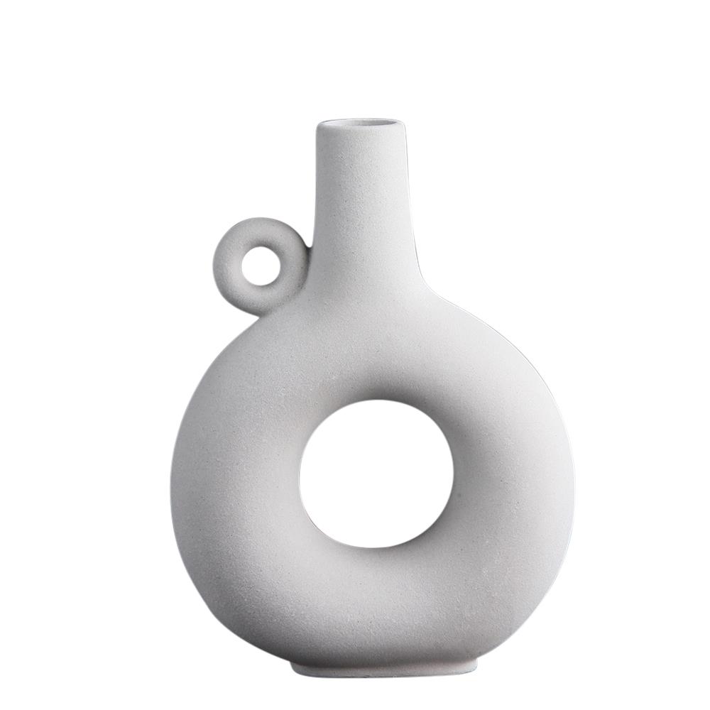 Sansa Vase - Light Grey Porcelain - 25.5cm