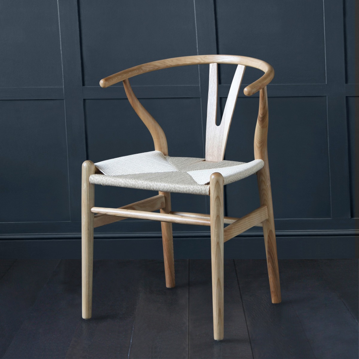 Hans Wegner chairs are great for continuing a Danish theme!