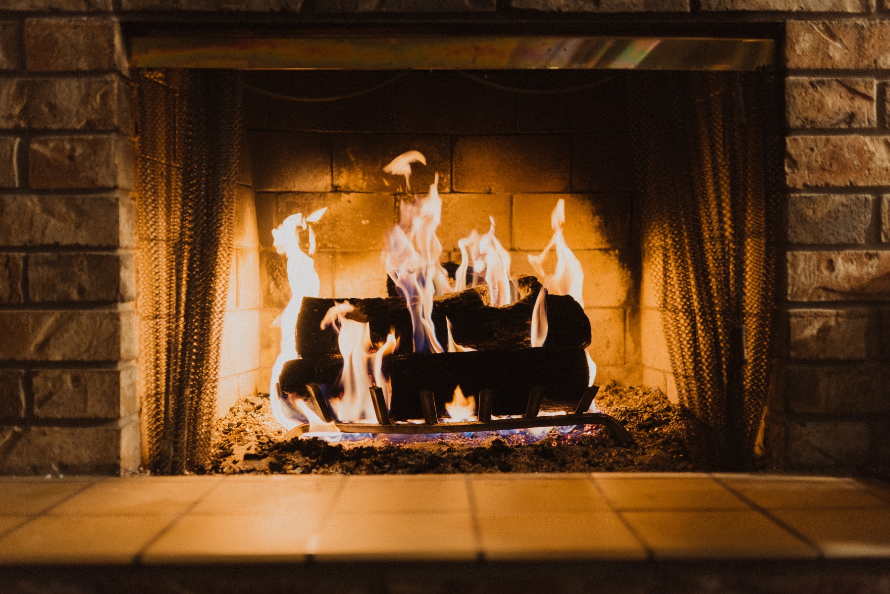 Is there anything cosier than a roasting fire?