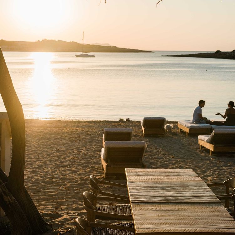 Watch the sunset in Ibiza in style