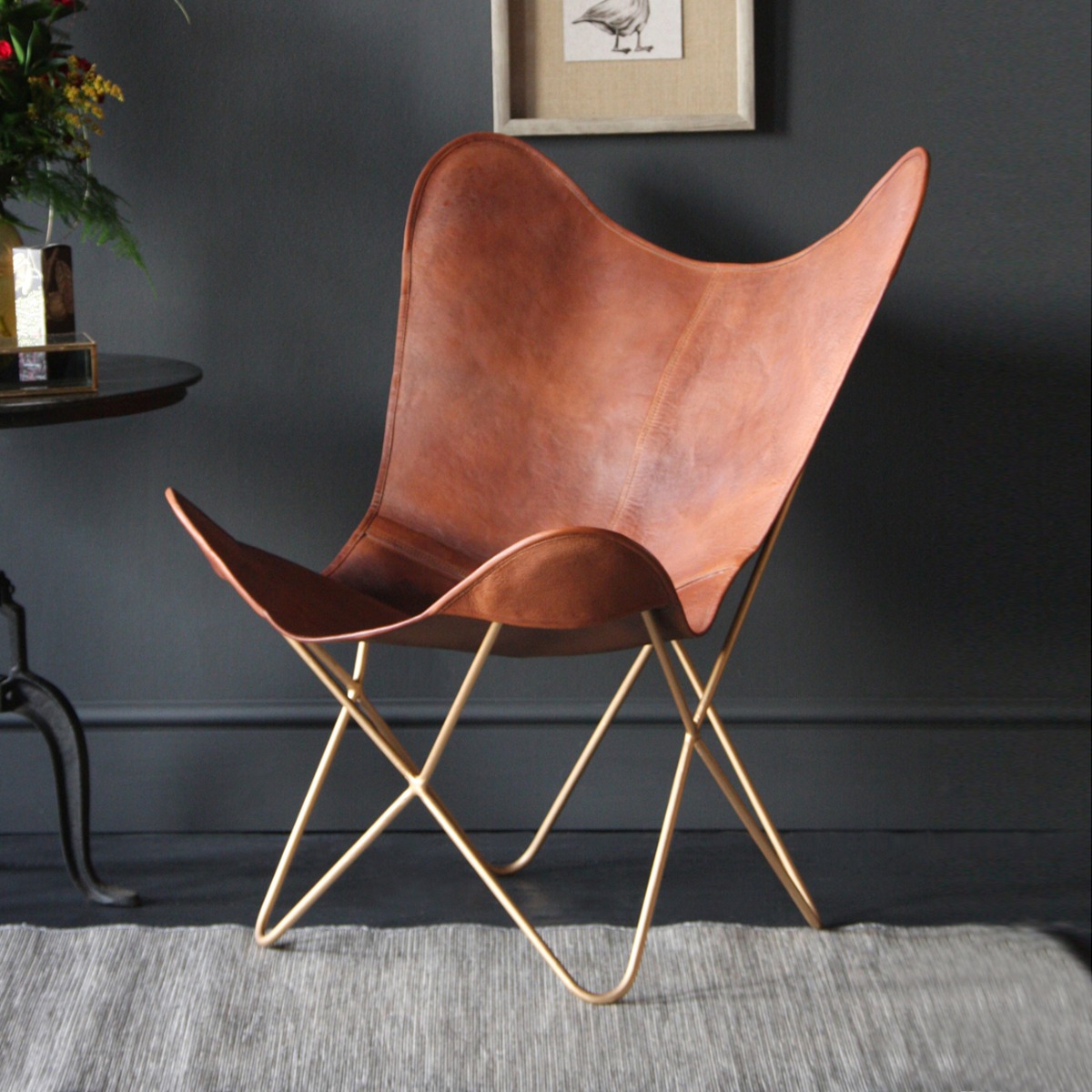 Our Butterfly Chair makes a great vintage option for the home.