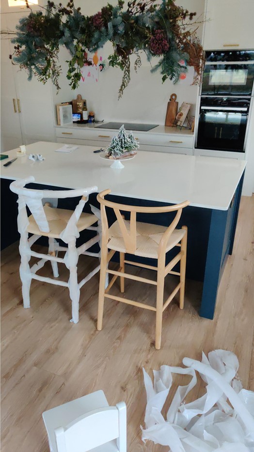 You're making them blush...We love how Orla has showcased our stools in this snap!