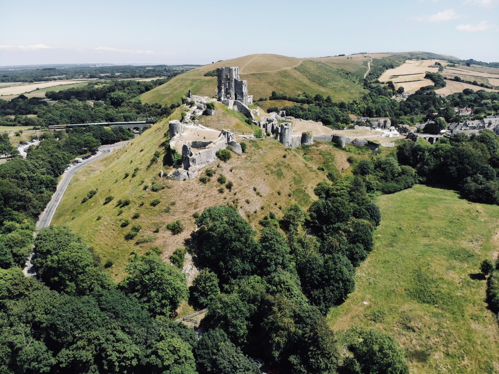 Corfe Castle is just one of many spectacular sights to enjoy in Dorset.